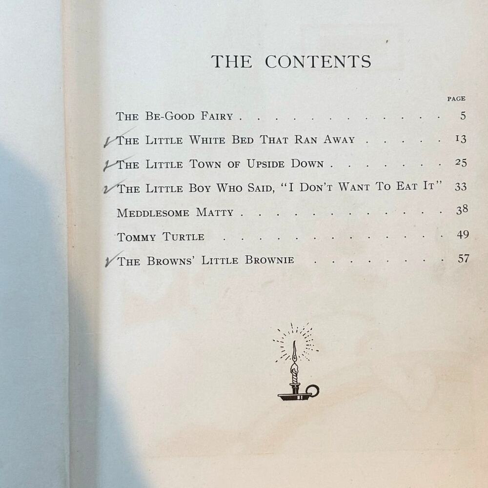 1935 Ed. Tucked-In Tales Book by Patten Beard, Rand McNally, Hardcover - Picture 6 of 7
